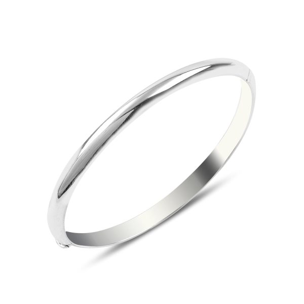 5,5mm Bombeli Sade Bilezik