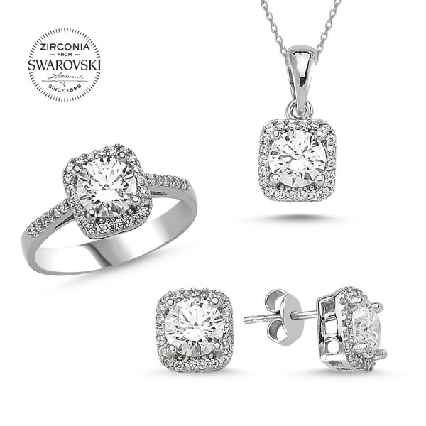 Swarovski Zirconia Taşlı Set