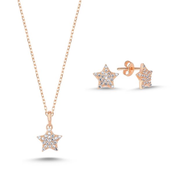 Yıldız Zirkon Taşlı Set - Görsel 3