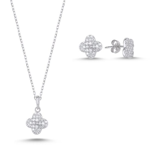 Yonca Zirkon Taşlı Set - Görsel 3