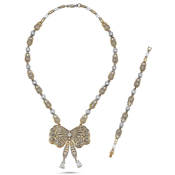 Zirkon Taşlı Otantik Set - Görsel 2