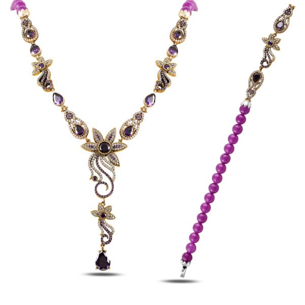 Zirkon Taşlı Otantik Set